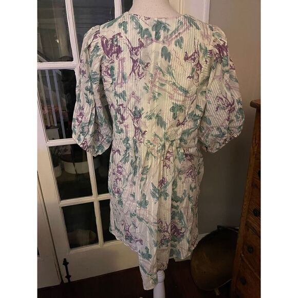 Urban Outfitters  - Pria Puff Sleeve Mini Dress by Kimchi Blue size M - Picture 8 of 11